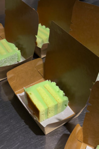 Available Saturday 22nd August Only: Pandan Cake Slice – Butter Baby