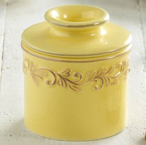 Goldenrod Antique Butter Bell Crock