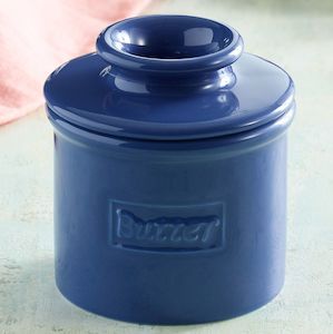 Cafe Retro Collection: Royal Blue Cafe Retro Butter Bell Crock