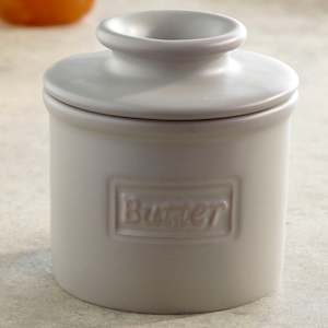 Cafe Matte Collection: Matte Stone Cafe Butter Bell Crock