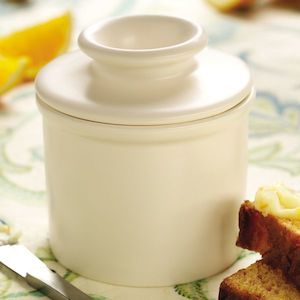 Classic Matte Collection: Classic Matte Ivory Butter Bell Crock