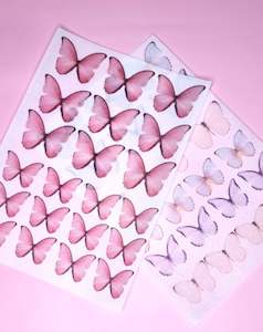 Consumables: Edible Wafer Paper Butterflies