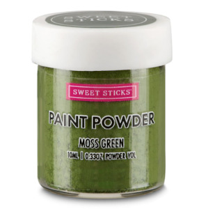 Edible Paint Powder Bright Moss Green 10ml