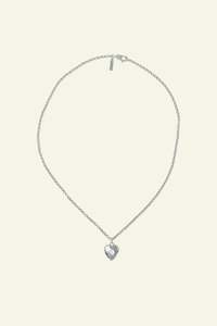 Pearl Locket Necklace - Silver