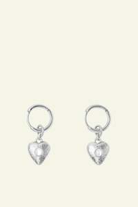 Jewellery: Pearl Locket Earring - Silver