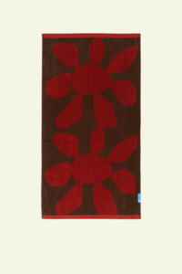 Towels: Calvi Towel - Red Ochre