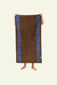 Towels: Escondido Towel - Sea Blue