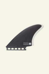 Twin Fins: Panda Twin Keel Single Tab - Black White