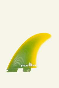Twin Fins: FCS II T&C PG Twin + 1 XLarge - Yellow Fade