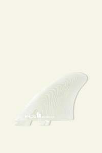 FCS II Modern Keel Pure Glass Twin Fins - Clear