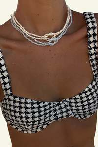 Honey Bloom: Knot Choker - Baby blue