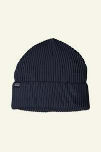 Fishermans Rolled Beanie - Navy Blue
