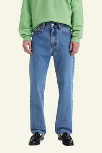 Levis: Mens 568 Loose Straight Jeans - Blue Essentials