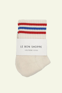 Socks: Girlfriend Socks - Leche