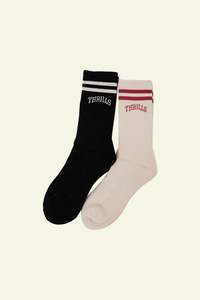 Stadium 2 Pack Sock - Heritage White / Black