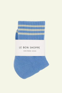 Socks: Girlfriend Socks - Parisian Blue