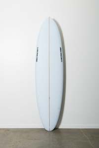 Surfboard: 7'0 FM - Clear with Black Logo