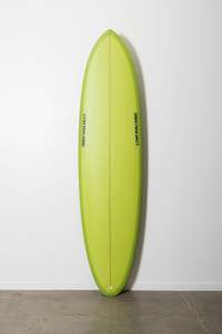 Surfboard: 7'4 FM - Aloevera Green Tonal Resin Tint