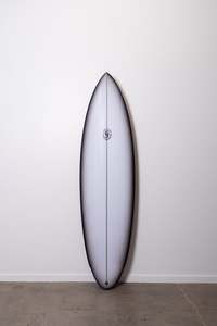 Surfboard: Jordan Griffin 6'2 Zimmer Pin - Black Rails