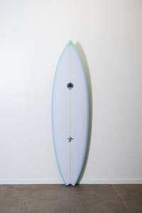 Surfboard: 6'6 Double Fantasy - Ocean Resin Tint