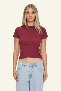 Boy Tee - Garnet Red