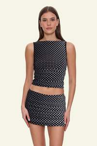 Top: Disconnect Mesh Tank - Black