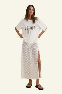 Gigi Lace Maxi Skirt - White