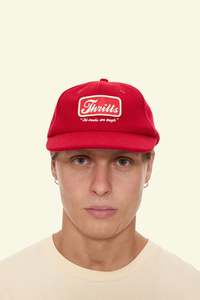 Accessories: Make Em Tough 6 Panel Felt Cap - Racing Red