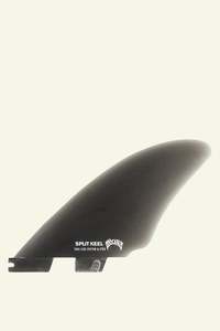 FCS II Matt Biolis Pure Glass Split Keel - Black