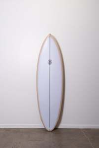 Griffin Surfboards: 6'1 Zimmer Pin - Oatmeal Tint