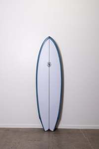 Griffin Surfboards: 5'11 Two Fun - Denim Blue Tint