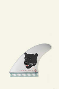 Thruster Fins: Dane Reynolds Single Tab - Grey