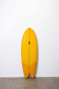 5'4 Happy Hour Fish - Sunrise Resin Tint