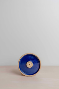 Ceramics: Incense Holder - Blue Glaze