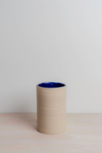 Ceramics: Ceramic Vase - 15cm - Blue Glaze