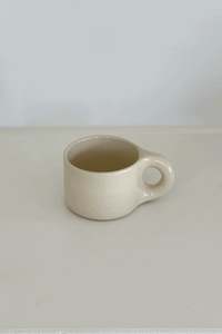 Ceramics: Mini Chubby Mug - Cream