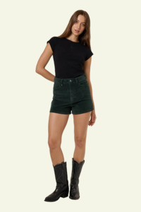 Clearance: Erica Short Cord Short - Vista Green