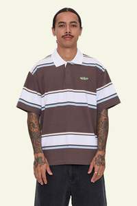 Worship: Funku S.S Golf Polo - Choc Brown
