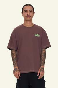 Funku Regular Fit Tee - Dark Choc