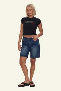 Sloucher Short - Dirty Midnight Blue