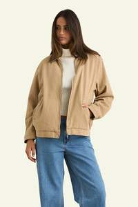 Womens New Arrivals: Jamie Jacket - Sand