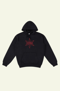 Mens New Arrivals: Shuriken Hoodie - Black