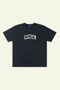 Mens New Arrivals: Rage Logo T-Shirt - Black