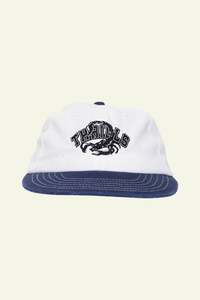 Accessories: Thrill Of Victory 5 Panel Cap - Heritage White / Guardian Navy