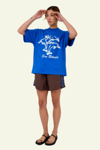 Dolphin Dream Tee - Sea Blue