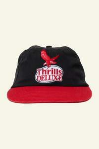 Headwear: 1st Grade Service 6 Panel Cap - Black / Racing Red