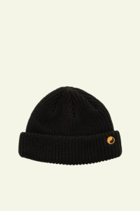 Headwear: Lumber Beanie - Black / Orange