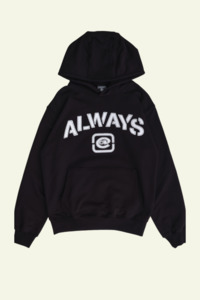 Stencil Pullover Hoodie - Black