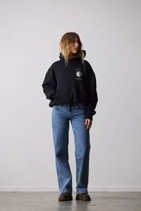 Womens Service Hood - Washed Black