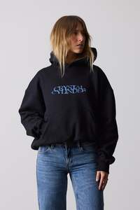 Womens Soft Core Hood - Washed Black